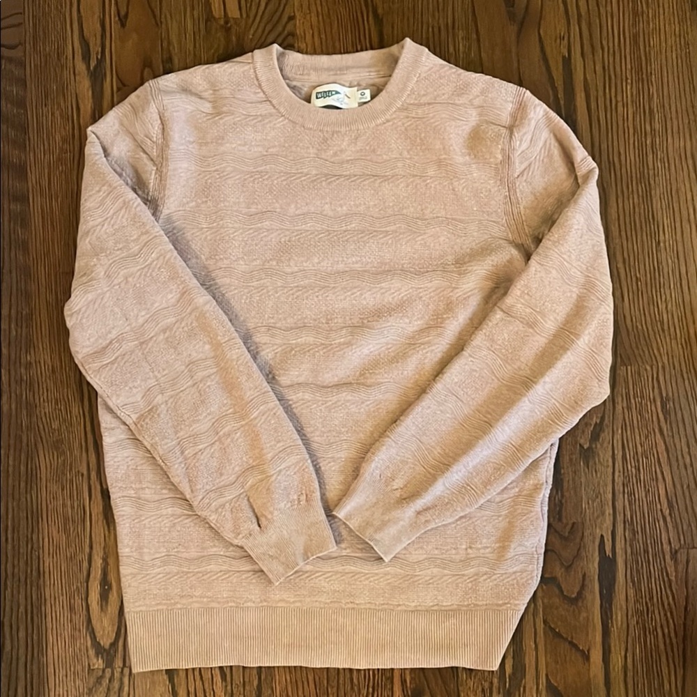 Textured Beige Sweater